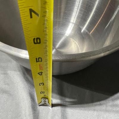 2 large galvanized bowls