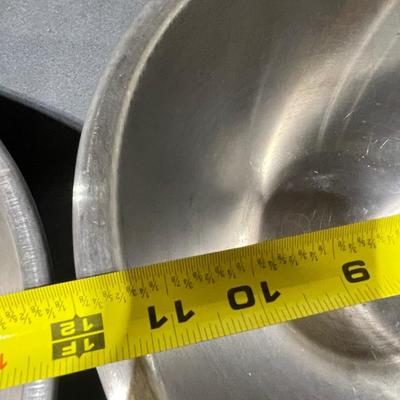 2 large galvanized bowls