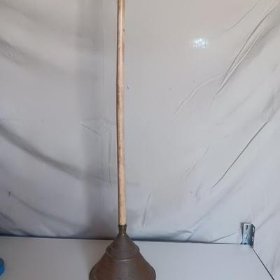 Antique copper vacuum washer rapid washer - laundry time!