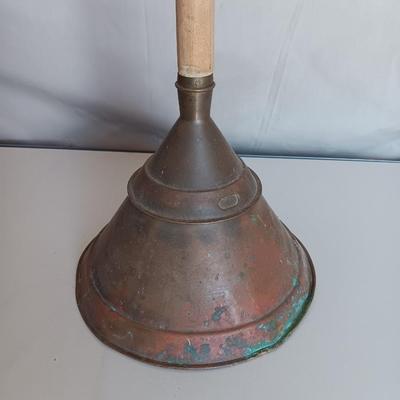 Antique copper vacuum washer rapid washer - laundry time!