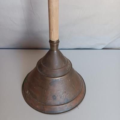 Antique copper vacuum washer rapid washer - laundry time!