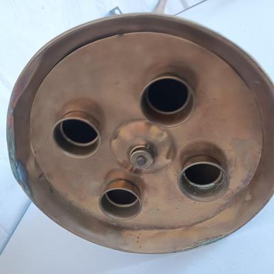 Antique copper vacuum washer rapid washer - laundry time!