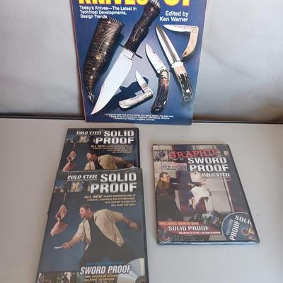 Knives collectible book with dvd's on knives = Solid Proof