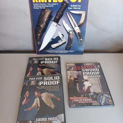 Knives collectible book with dvd's on knives = Solid Proof