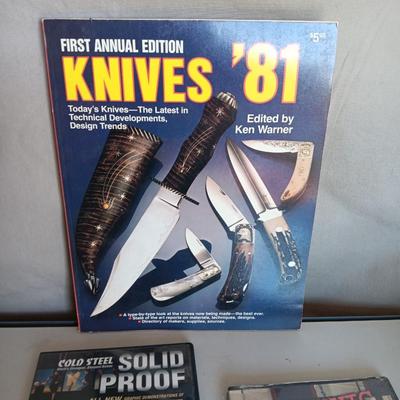 Knives collectible book with dvd's on knives = Solid Proof