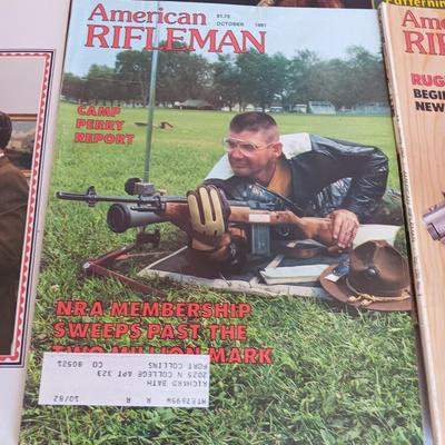 American Rifleman back issue magazines
