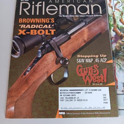 American Rifleman back issue magazines
