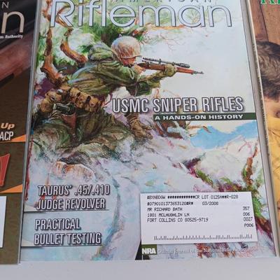 American Rifleman back issue magazines