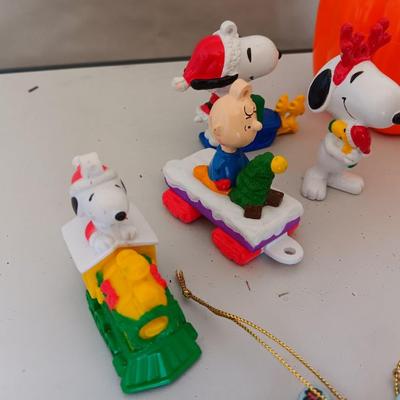 Snoopy holiday ornaments - Christmas and Halloween
