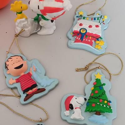 Snoopy holiday ornaments - Christmas and Halloween