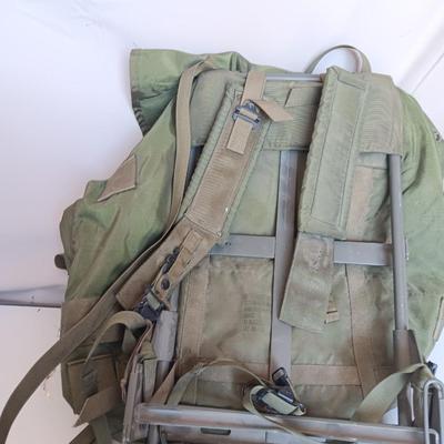 United military metal framed pack = Bug out bag