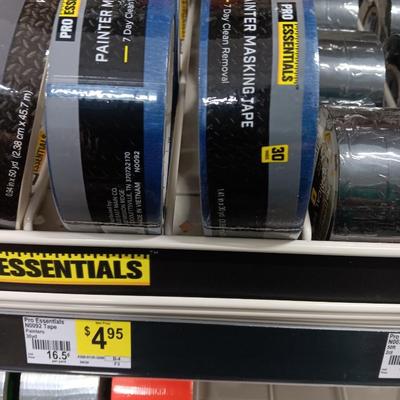 Variety of household hardware in divided organizing case