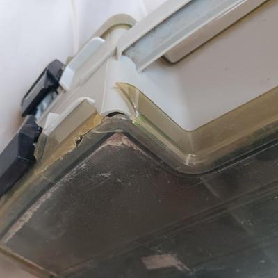 Variety of household hardware in divided organizing case