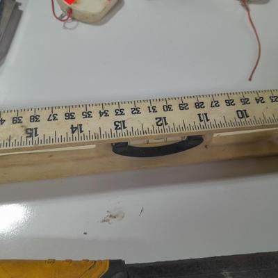 Nice level - Dewalt drywall hammer - plum boob with gammon's