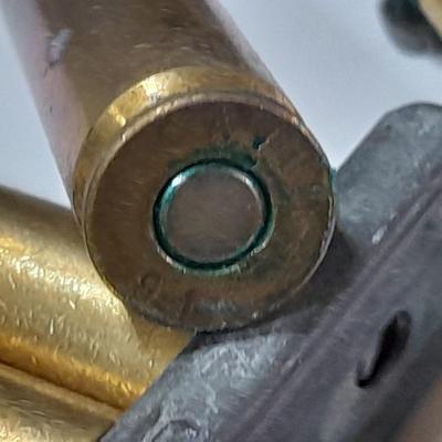 Assortment of Ammunition in bandoleers = 5 round clips
