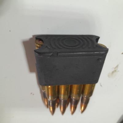 Ammunition in bandoleer CAL 30 BALL M2 8 round clips