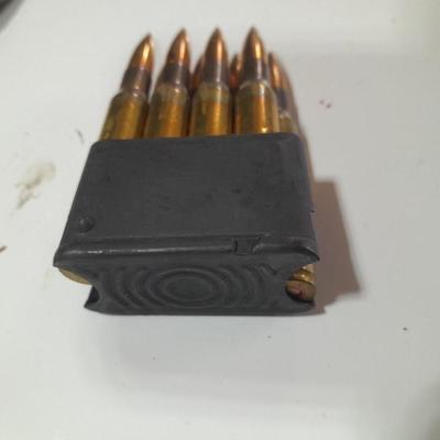 Ammunition in bandoleer CAL 30 BALL M2 8 round clips