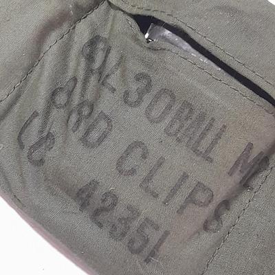 Ammunition in bandoleer CAL 30 BALL M2 8 round clips