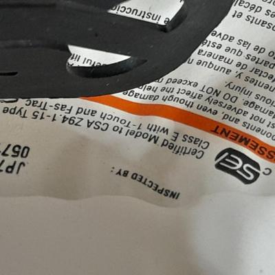 Two nice adjustable SEI hardhats - size medium