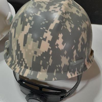 Two nice adjustable SEI hardhats - size medium