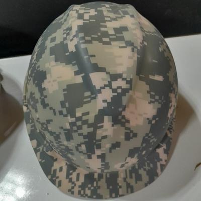 Two nice adjustable SEI hardhats - size medium