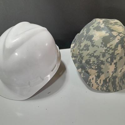 Two nice adjustable SEI hardhats - size medium