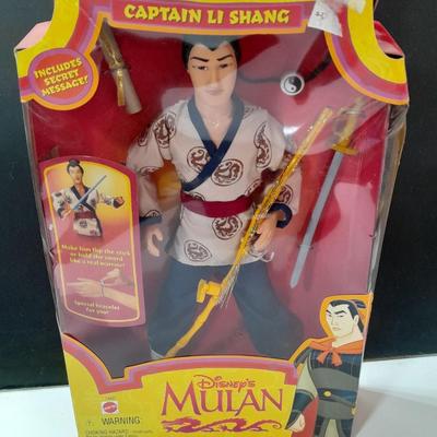 Disney's Mulan Captain LI Shang collectible doll new in box