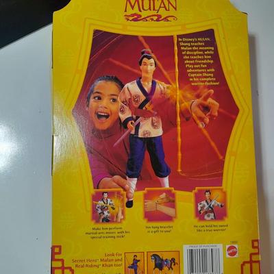 Disney's Mulan Captain LI Shang collectible doll new in box