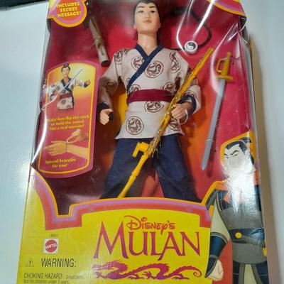 Disney's Mulan Captain LI Shang collectible doll new in box