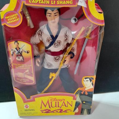 Disney's Mulan Captain LI Shang collectible doll new in box