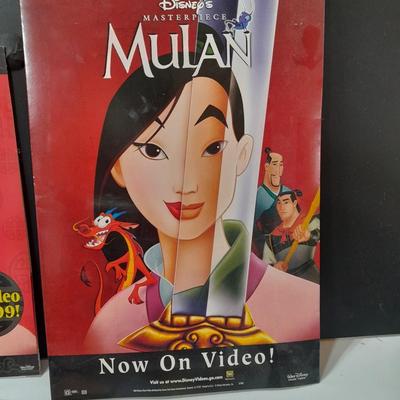 Disney Mulan collectibles - movie poster stand up - Valentines cards and more