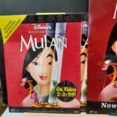 Disney Mulan collectibles - movie poster stand up - Valentines cards and more
