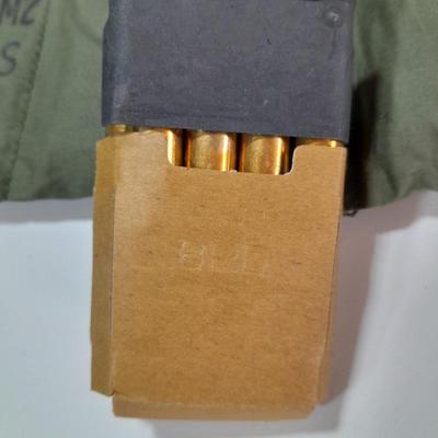 Ammunition in bandoleer - 30 BALL M2 8 rounds per clip