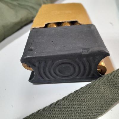 Ammunition in bandoleer - 30 BALL M2 8 rounds per clip