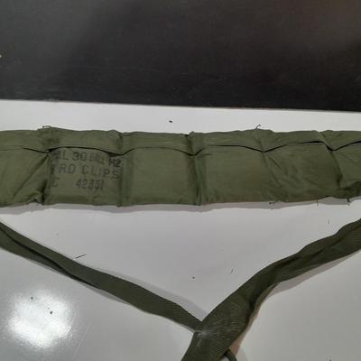 Ammunition in bandoleer - 30 BALL M2 8 rounds per clip
