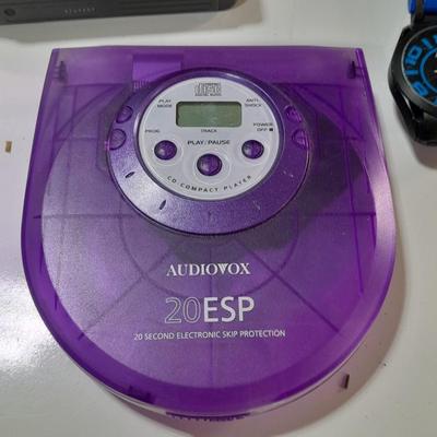 Fun small electronics - 35 mm Camera - cd player - watch - and memory maze game