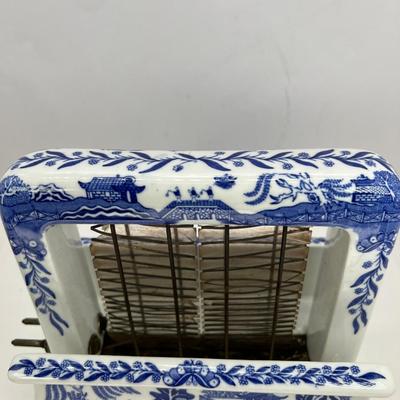 Pan Electric Toastrite rare Blue Willow pattern toaster