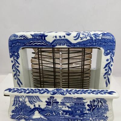 Pan Electric Toastrite rare Blue Willow pattern toaster