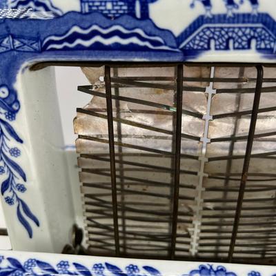 Pan Electric Toastrite rare Blue Willow pattern toaster