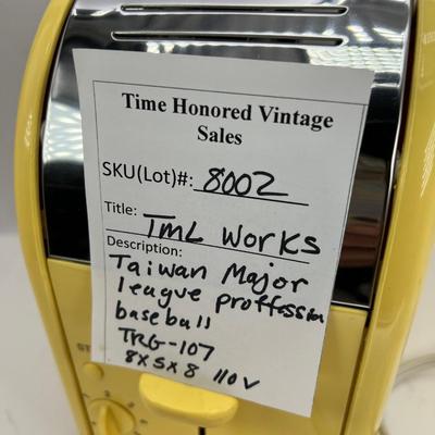 TML working 1998 yellow Japanese Toaster