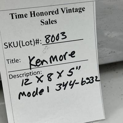 Vintage Kenmore 344-6332 Toaster Red/ Chrome 2 Slice