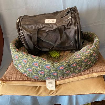 Dog Carrier and Pillows