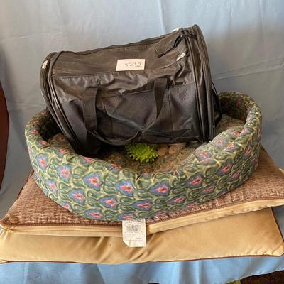 Dog Carrier and Pillows