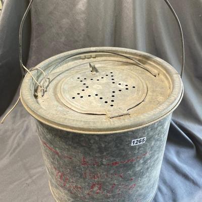 Minor/live bait bucket