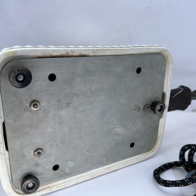 1937 Porcelier Basket Weave China Toaster