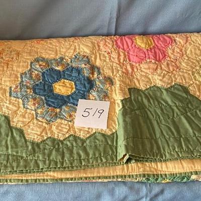 Vintage Flower Garden Quilt