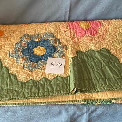 Vintage Flower Garden Quilt