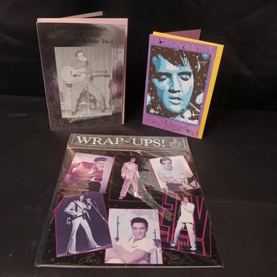 ELVIS GREETING CARDS AND GIFT WRAP
