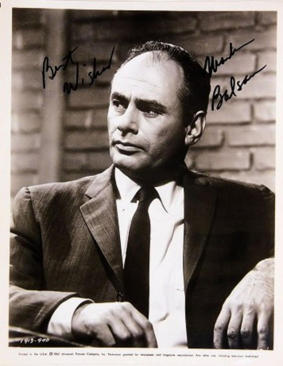 Martin Balsam signed movie still photo | EstateSales.org