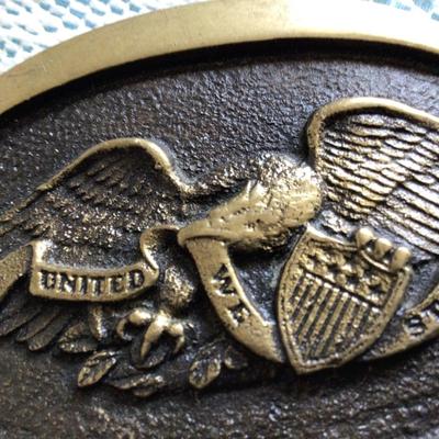 Brass Eagle Belt Buckle